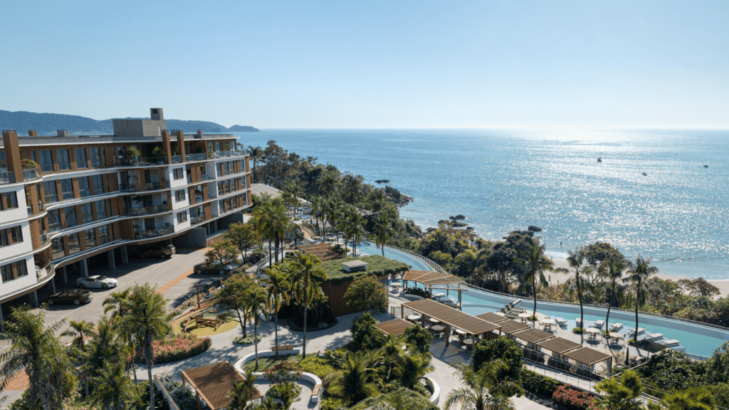 Apartamentos na planta em Bombinhas, na praia do Ribeiro