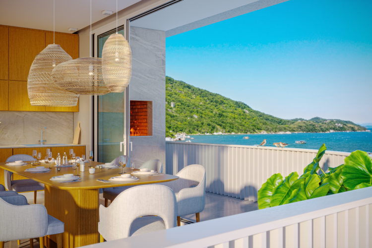 Apartamento na planta em Canto Grande