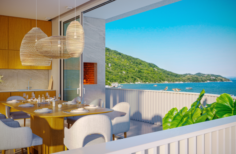 Apartamento na planta em Canto Grande