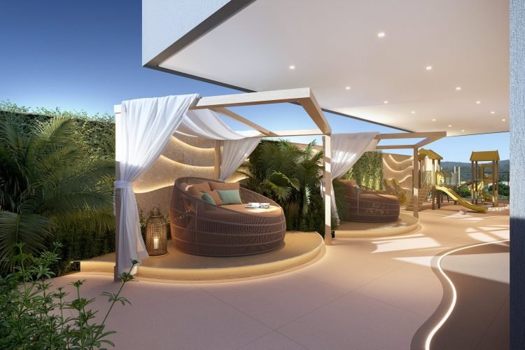 apto na planta em Canto Grande