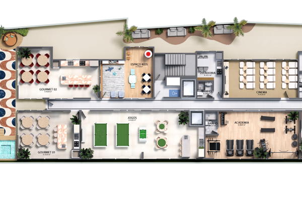 Apartamentos em Canto Grande