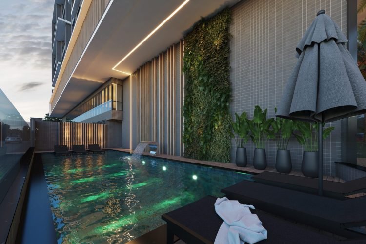 concept residence, apartamento na planta em bombas